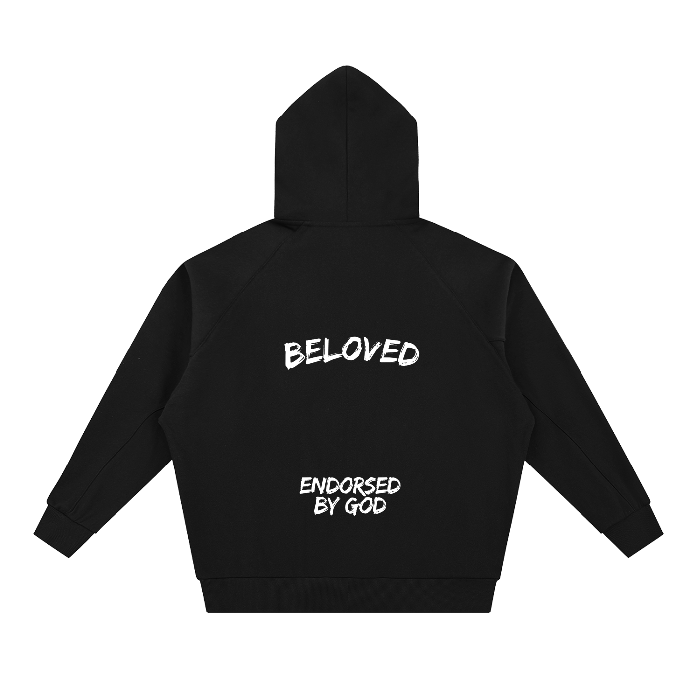 Endorsed By God,Oversized Zip Through Hoodie