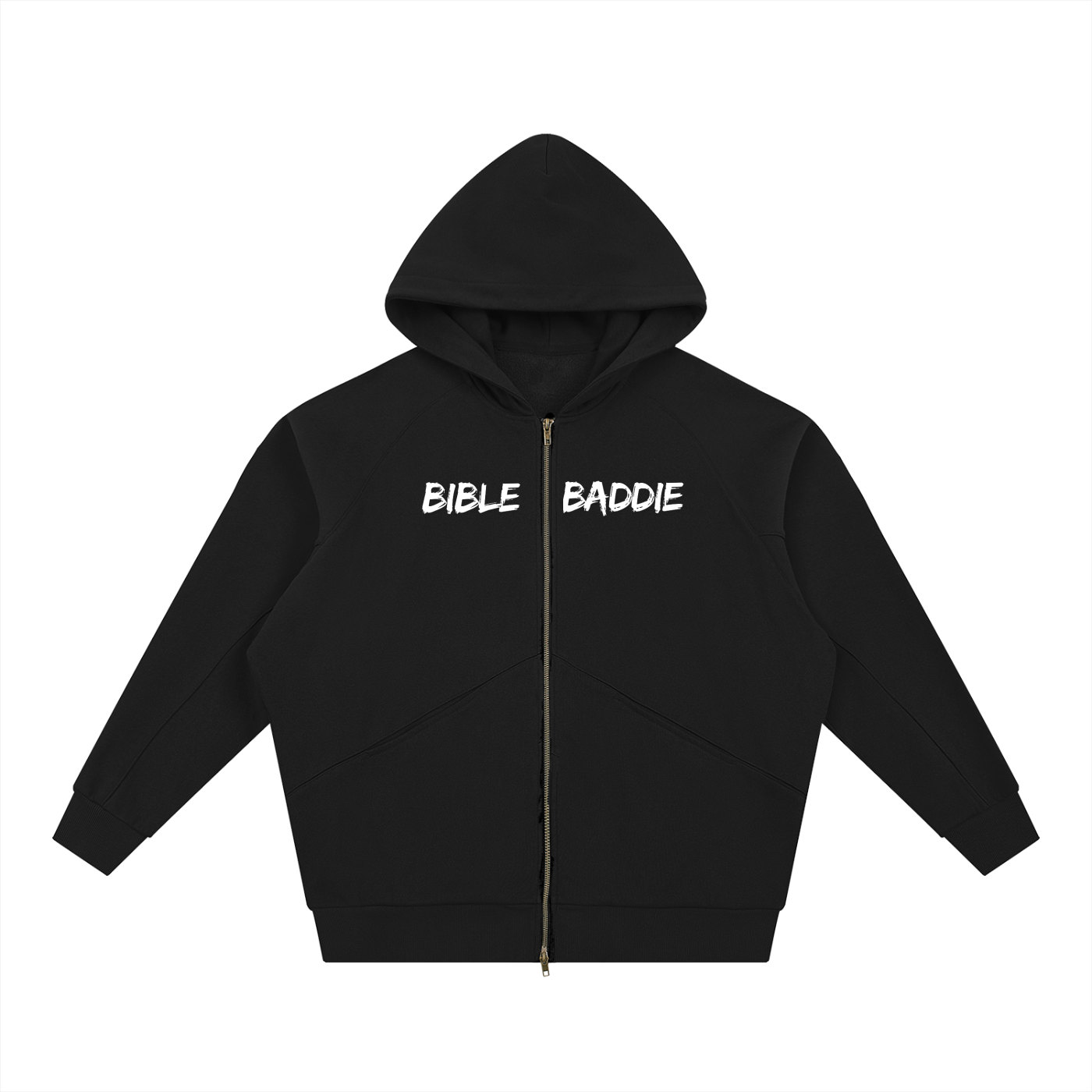 Bible Baddie,Bible Baddie ZipThrough Hoodie