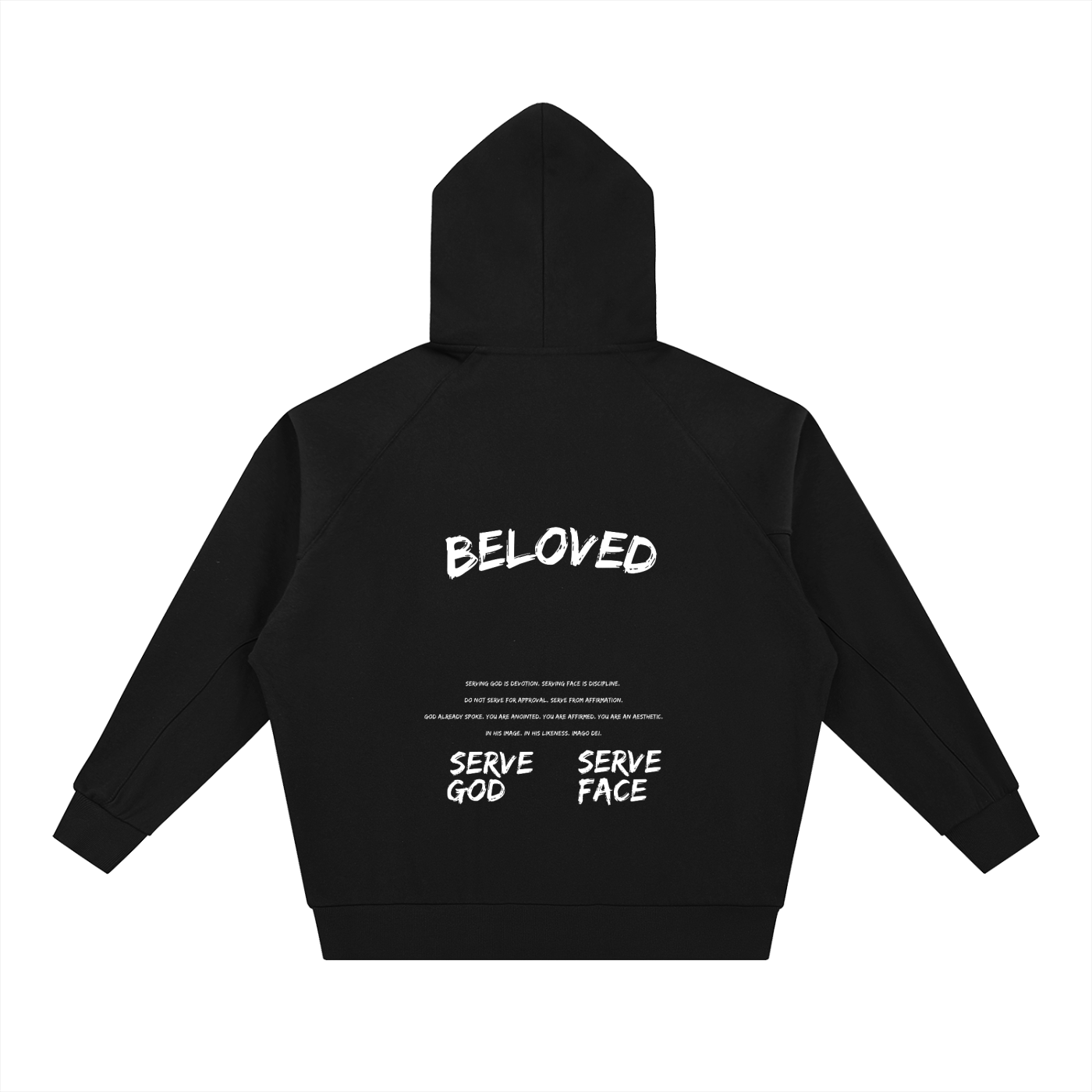 Serving God Serving Face,Serving Face ZipThrough Hoodie